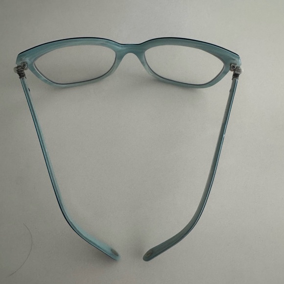Tiffany & Co Black Turquoise Cat-eye Eyeglasses with Case - Picture 5 of 12